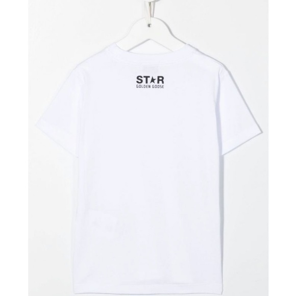 Kids golden goose White T-Shirt - Picture 4 of 8